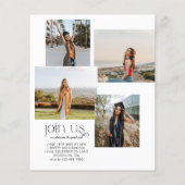 Afstuderen voor budgetminimalistisch lesfotocollag (Achterkant)