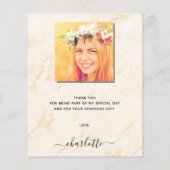 Afstuderen voor de begrotingspampagnes blush dank (Achterkant)