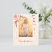 Afstuderen voor de begrotingspampagnes blush dank  (Staand voorkant)