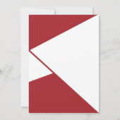 Afstuderen voor driehoeken van het Geometrische ro Aankondiging (Achterkant)