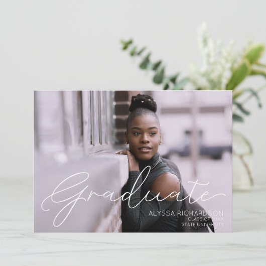 Afstuderen voor foto's en landschap 2 kaart (Staand voorkant)