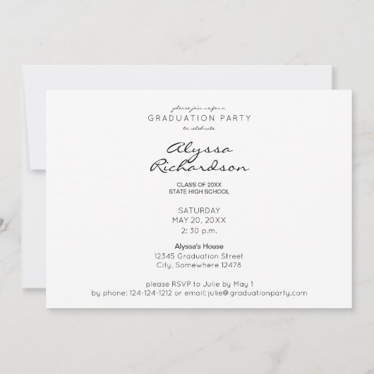 Afstuderen voor foto's en landschap 2 kaart (Achterkant)