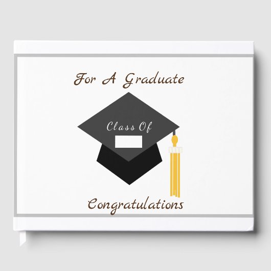 Afstuderen voor gastenboeken (Voorkant)