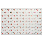Afstuderen voor gepersonaliseerde Cute Crawfish Stof (Fat Quarter)