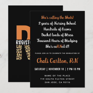 AFSTUDEREN voor geregistreerde zenuwslopper Typogr Kaart