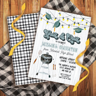 Afstuderen voor Grill and Chill BBQ gedeeltelijk Kaart