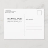 Afstuderen voor handhaving van wet- en regelgeving uitnodiging briefkaart (Achterkant)