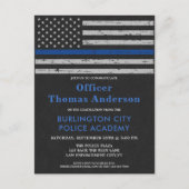 Afstuderen voor handhaving van wet- en regelgeving uitnodiging briefkaart (Voorkant)