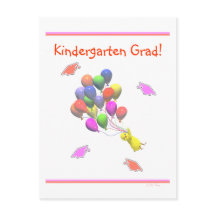 Afstuderen voor kinderen in de luiers en ballonnen