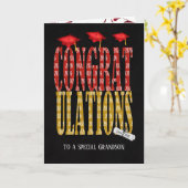 afstuderen voor kleinzoon 2025 kaart (Gele Bloem)