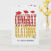 afstuderen voor kleinzoon 2025 kaart (Gele Bloem)