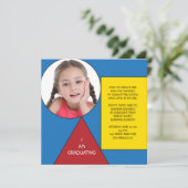 Afstuderen voor kleuterscholen/kindergarten kaart (Staand voorkant)