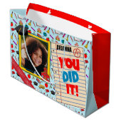 Afstuderen voor kleuterschool/Kindergarten Foto Gi Groot Cadeauzakje (Achterkant Gekanteld)