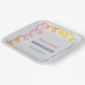 Afstuderen voor kleuterschool papieren bordje (Gebogen)