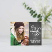 Afstuderen voor landscript - Bedankt Briefkaart (Staand voorkant)