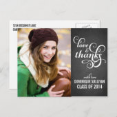 Afstuderen voor landscript - Bedankt Briefkaart (Voorkant / Achterkant)