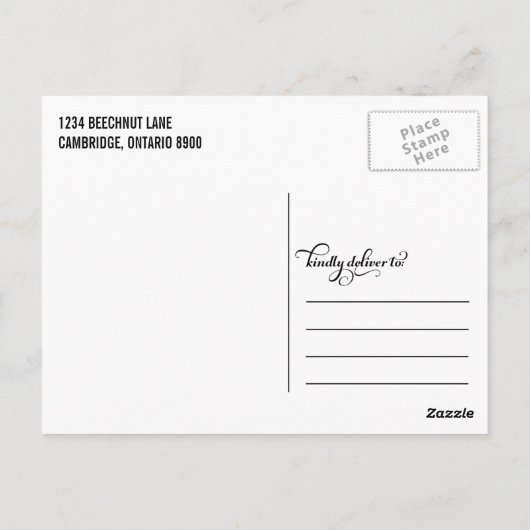 Afstuderen voor landscript - Bedankt Briefkaart (Achterkant)