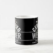 Afstuderen voor lassen en lassen koffiemok (Center)