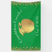 Afstuderen voor lerarenonderwijs Groen goud Spandoek (Verticaal)