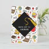 Afstuderen voor lerarenopleiding kaart (Staand voorkant)