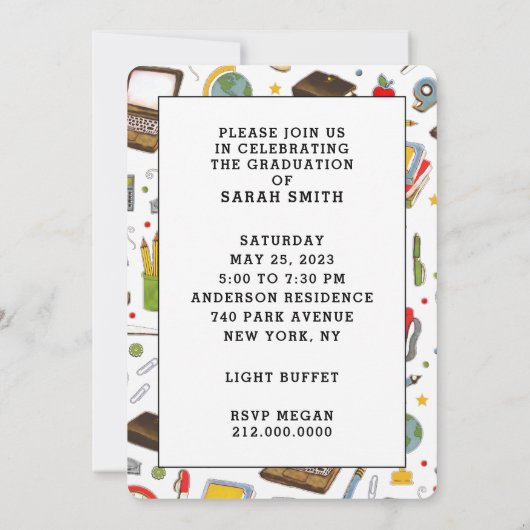 Afstuderen voor lerarenopleiding kaart (Achterkant)