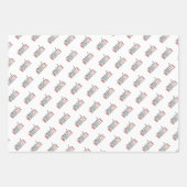 Afstuderen voor maatschappelijk werkers inpakpapier vel (Voorkant 2)