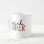 Afstuderen voor maatschappelijk werkers koffiemok (Voorkant links)