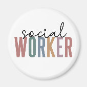 Afstuderen voor maatschappelijk werkers magneet (Voorkant)