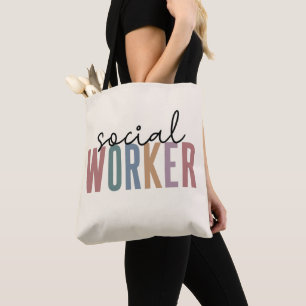 Afstuderen voor maatschappelijk werkers tote bag