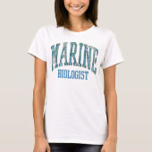 Afstuderen voor mariene biologie | Bioloog voor he T-shirt (Voorkant)