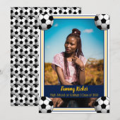 Afstuderen voor marinescheepvaart aankondiging (Voorkant / Achterkant)