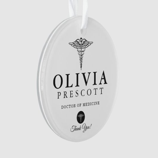 Afstuderen voor medisch beroepsbeoefenaars | Pensi Ornament (voorkant)