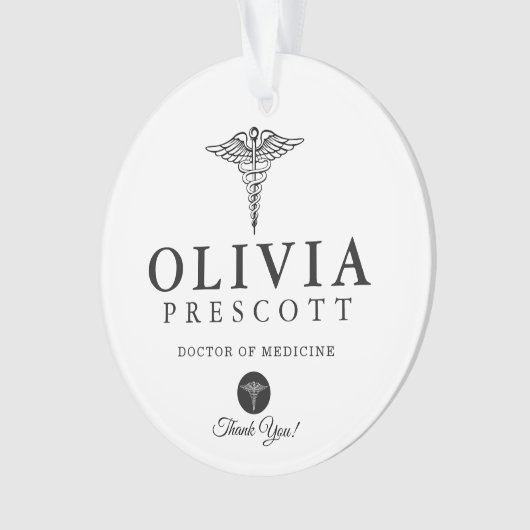 Afstuderen voor medisch beroepsbeoefenaars | Pensi Ornament (voorkant)