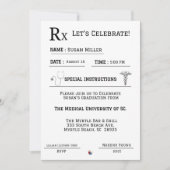 Afstuderen voor medisch voorschrift kaart (Voorkant)