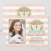 AFSTUDEREN VOOR MEDISCHE SCHOOL VAN KORAL EN AQUA  KAART (Voorkant / Achterkant)