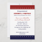 Afstuderen voor militaire opleiding - Uitnodiging  (Achterkant)