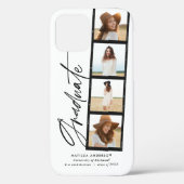 Afstuderen voor modern fotocollage filmscript Case-Mate iPhone case (Achterkant)