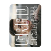 Afstuderen voor moderne blote typografie Foto Magneet (Verticaal)