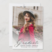 Afstuderen voor moderne kalligrafie kaart (Voorkant)