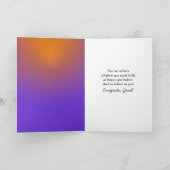 Afstuderen voor onstopbare tekst kaart (Binnen)