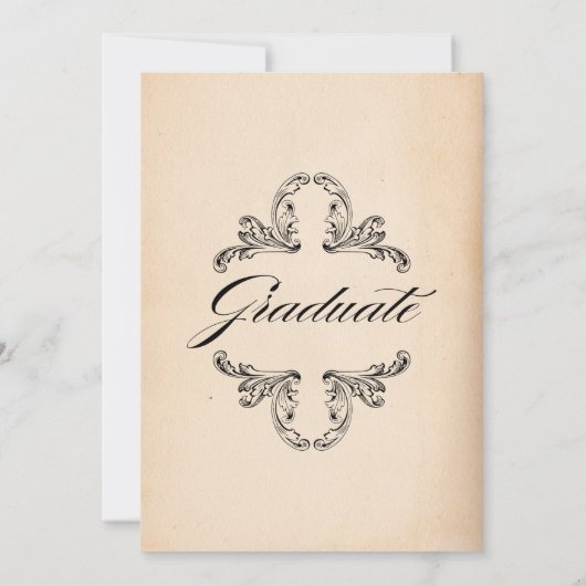  Afstuderen voor papierkijken en Ornamenten Kaart (Achterkant)