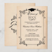 Afstuderen voor papierkijken en Ornamenten Kaart (Voorkant / Achterkant)