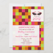 Afstuderen voor pleinen en zonnebrillen Aankondigi Kaart (Voorkant)