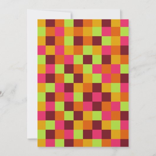 Afstuderen voor pleinen en zonnebrillen Aankondigi Kaart (Achterkant)