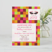 Afstuderen voor pleinen en zonnebrillen Aankondigi Kaart (Staand voorkant)