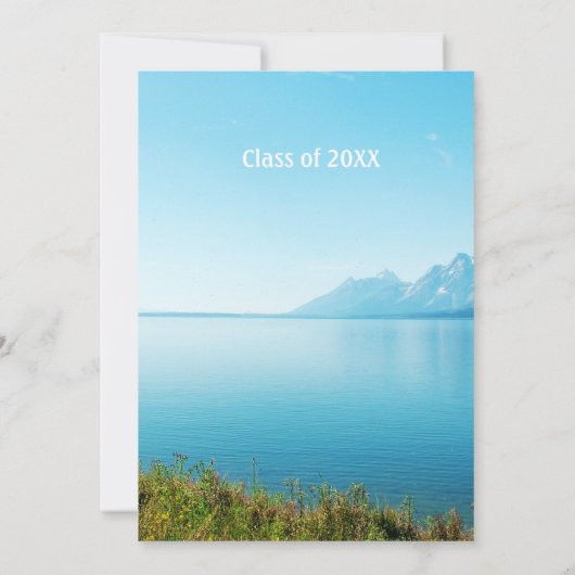 Afstuderen voor prachtige landschapsfotografie kaart (Achterkant)