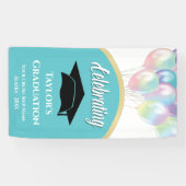 Afstuderen voor schuifdeur achter deur spandoek (Horizontaal)