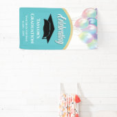 Afstuderen voor schuifdeur achter deur spandoek (Insitu)