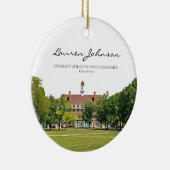 Afstuderen voor speciale Urbana Champaign Keramisch Ornament (Rechts)