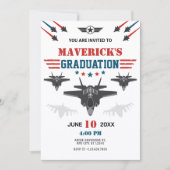 Afstuderen voor straaljagerpiloot van de luchtmach kaart (Voorkant)